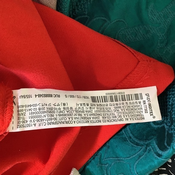 Zara Basics Red Belted Dress Size Small - Picture 11 of 13